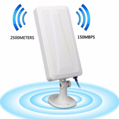 Long-Range Outdoor WiFi Extender with Antenna Booster