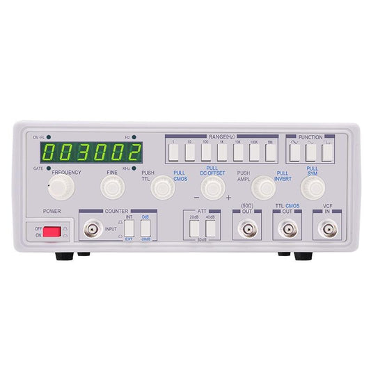 High Frequency Function Generator with Digital Signal, 0.1Hz – 2MHz