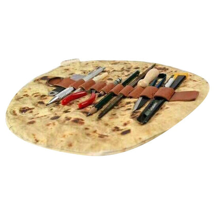 Tortilla Wrap Design Makeup Pouch