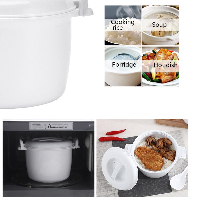 Multi-Purpose Microwave Rice Steamer and Cooker