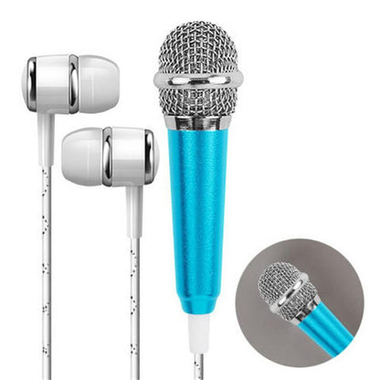 Portable 3.5mm Wired Microphone with Noise Reduction for Smartphones and Laptops