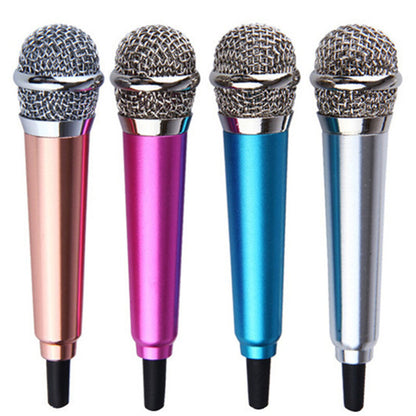 Portable 3.5mm Wired Microphone with Noise Reduction for Smartphones and Laptops