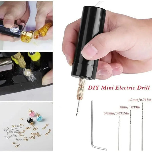 Mini perceuse électrique USB bricolage, outils de perceuse électrique pour les élections, résine xy, bijoux, artisanat du bois exécutif, outil de stylo de gravure