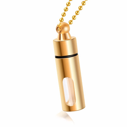 Cylinder Pendant Necklace for Ashes