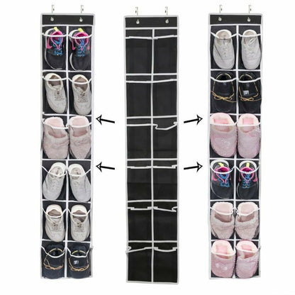 Hanging Over-the-Door Shoe Organizer: Compact and Convenient Storage Solution