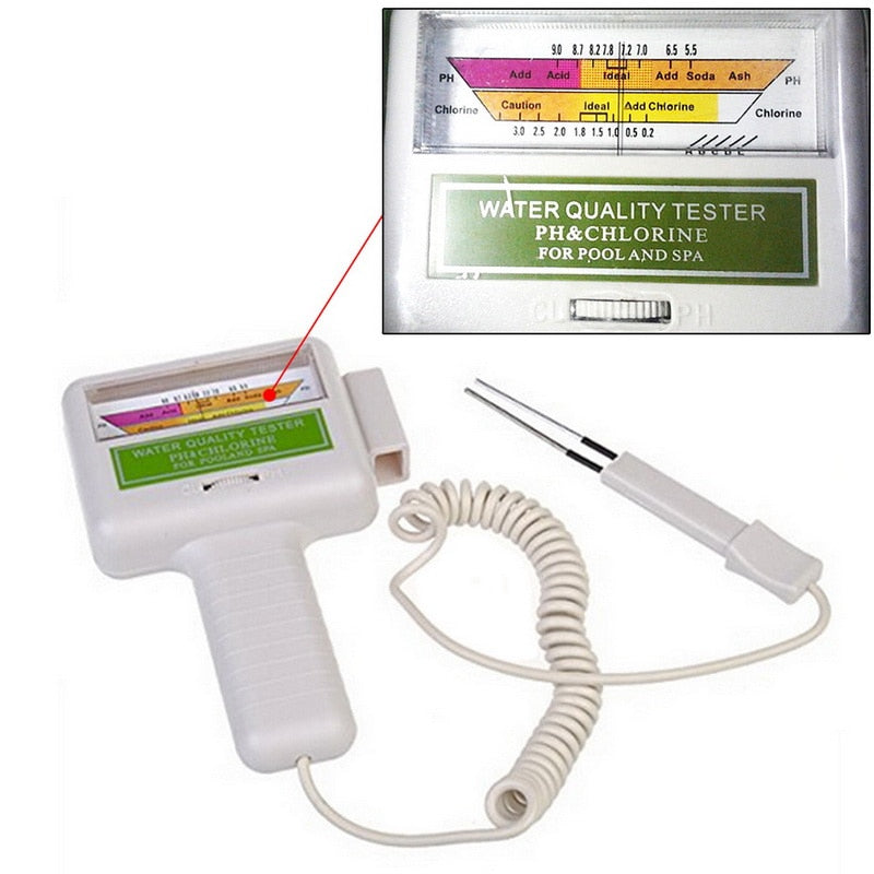 Chlorine and pH Water Testing Meter