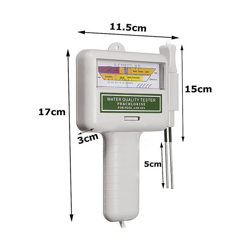 Chlorine and pH Water Testing Meter