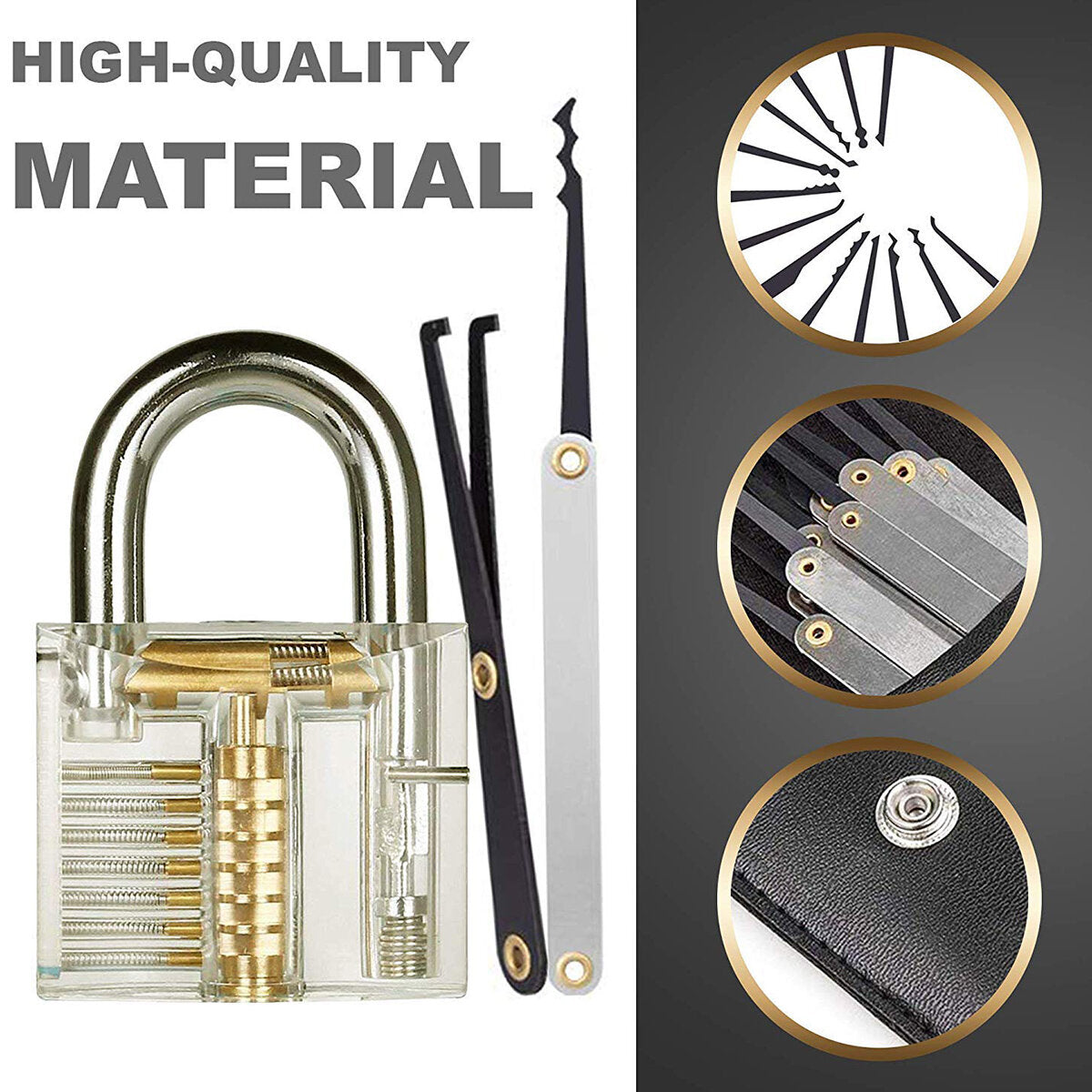 Locksmith Training: Comprehensive Lock Pick Practice Tool Set