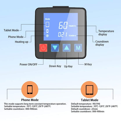 Universal LCD Screen Separator: Fast Heating Pad Tool for iPad and Mobile Phone Repair