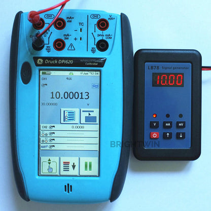 High Precision Portable Signal Current Generator – 4-20mA, 0-20mA, 0-110mV