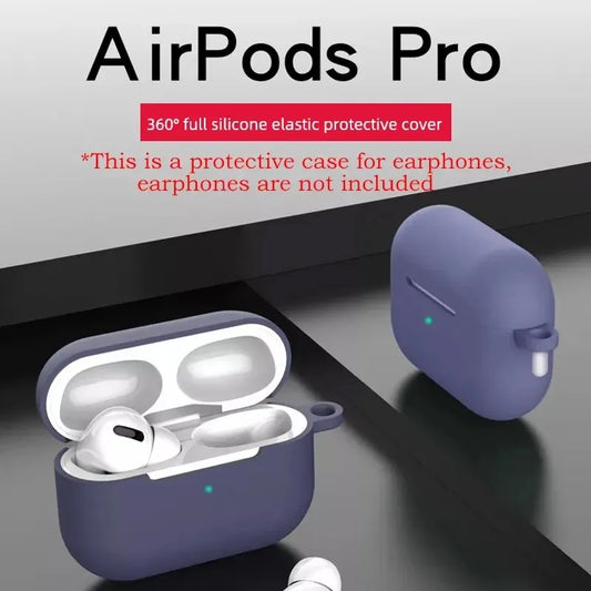 Pour AirPods Pro Étui De Protection Silicone Nouvelle Couleur Unie Apple Bluetooth Casque Étui Souple Housse De Protection