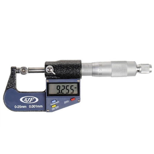 Professional Electronic Digital Micrometer, 0-25mm with High Resolution