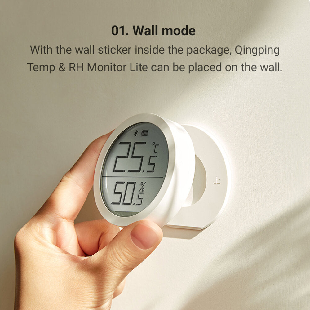 Xiaomi Mijia: Smart Home Temperature and Humidity Sensor, Bluetooth 5.0 Compatible