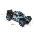 High-Speed WLtoys 4WD Off-Road Racing and Climbing Truck, 1/28 Scale with 2.4GHz Remote Control