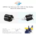 High-Performance Brushless Motor for RC Airplanes, SURPASS 2216 1120KV