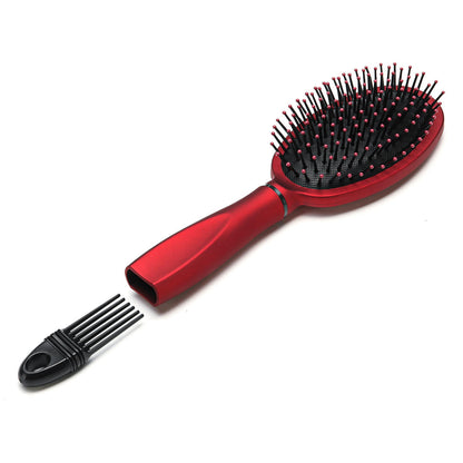 Red Real Hair Brush with Hidden Security Container