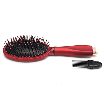 Red Real Hair Brush with Hidden Security Container