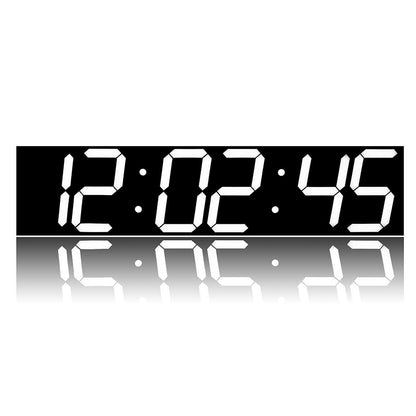 Oversize LED Wall Clock: 3D Digital Timer with Remote Control