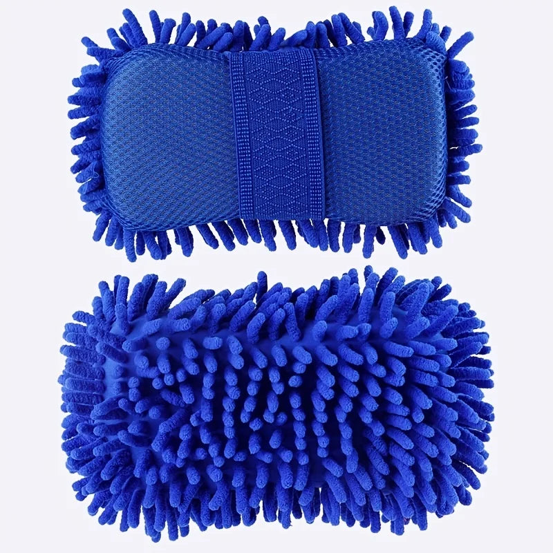 1Pcs Microfiber Car Washer Sponge Cleaning Car Care Detailing Brushes Washing Towel Auto Gloves Styling Accessories