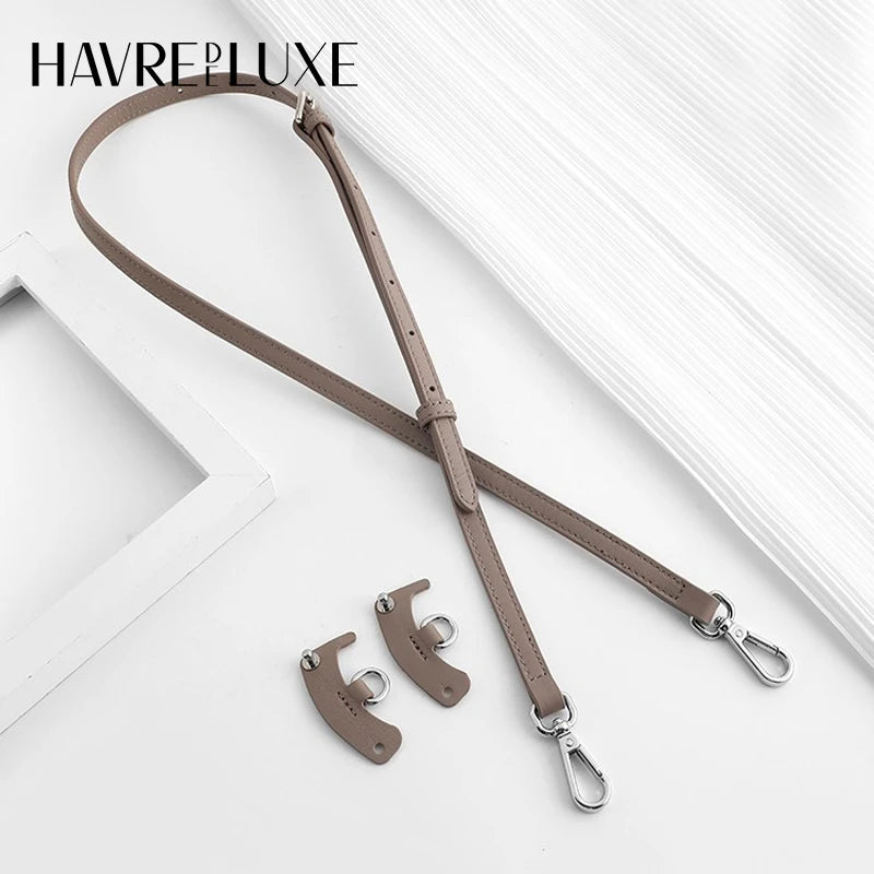 HAVREDELUXE Bag Strap For Longchamp Mini Bag Shoulder Strap Bag Free Punching Modification Bag Strap Accessories