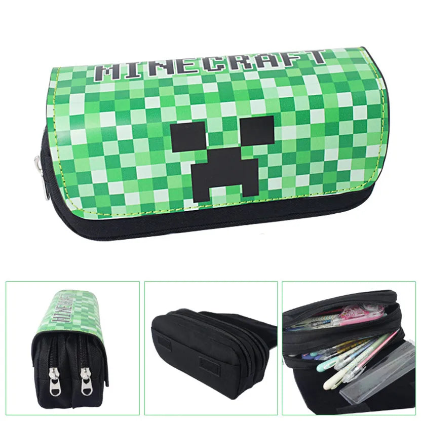 Pencil Case Kawaii Estuche Trousse Scolaire Papeleria Piornik Cases Korean Stationery Game Pencilcase Pouch Bags Etui Kalemlik