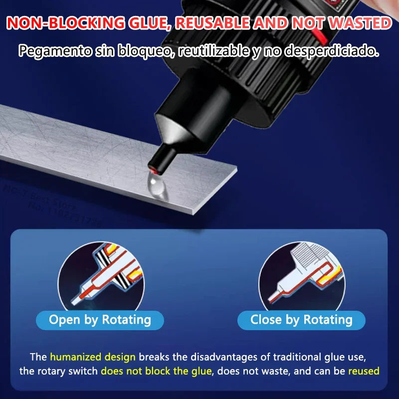 Super Extra Strong Glue for Plastic Welding Wood Metal Glass Ceramic Jewelry Repair Glue Multi-functional Oily Original Glue