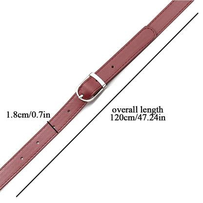 Leather Bag Strap Adjustable Wide Strap  Women Shoulder Crossbody Bag Belt Bag Part Accessories Female Messenger Bag Strap 120cm