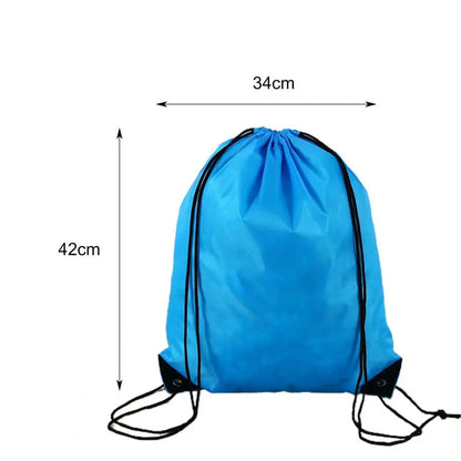 Sports Bag Folding Multifunctional Double-shoulder Braided Drawstring Backpack Bag