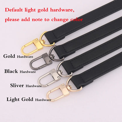 55-99CM Genuine Leather Bag Strap With Silver Gold Black Hardware Shoulder Strap Handbag Strap Bag Belt Handbag Accessories