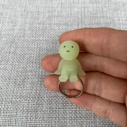 Sonny Angel Smiski Night Glow Little Man Corner Jun Kawaii Elf Action Doll Ring Adjustable Ring Multiple Shapes Children Toygift