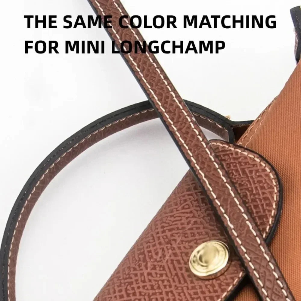 Bag Strap For Mini Longchamp Bag Shoulder Strap Dumpling Crossbody Bag Perforated Conversion Accessories For Punch-free Bag Stra