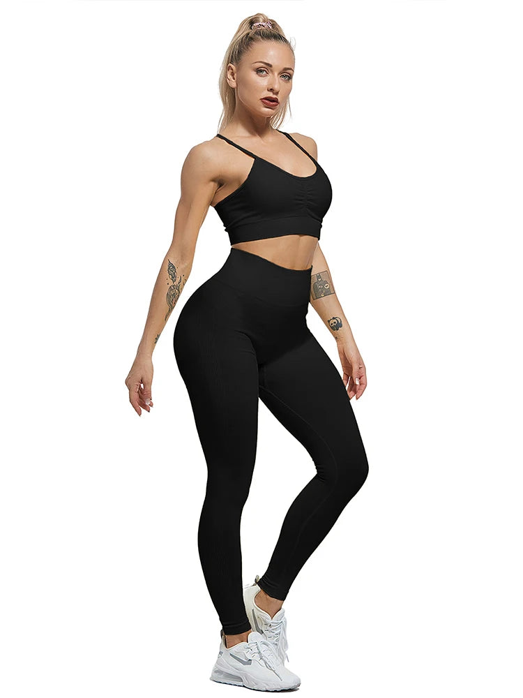 Women Leggings Bubble Butt Fitness Legging Slim High Waist Leggins Mujer Seamless Fitness Legging