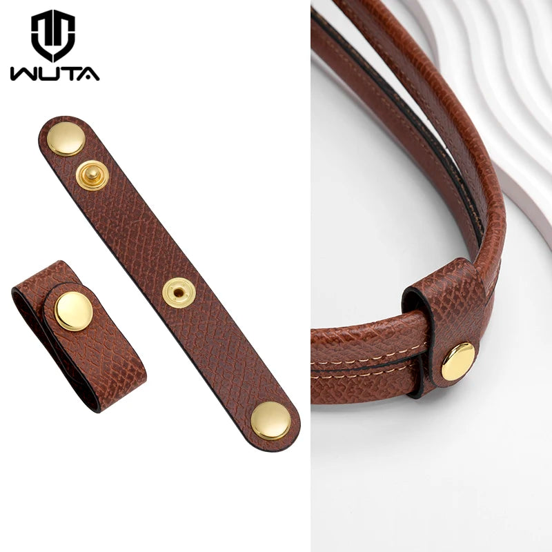 WUTA Leather Bag Handle Fixed Buckle For Longchamp Tote Bag Shoulder Strap Fixing Clip Adjustment Shorten Buckle Bag Accessories