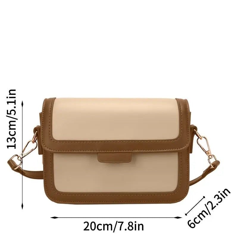 Shoulder Bag for Women Handbag - Fashion Crossbody Bags Vintage  Underarm Bag Square Satchel