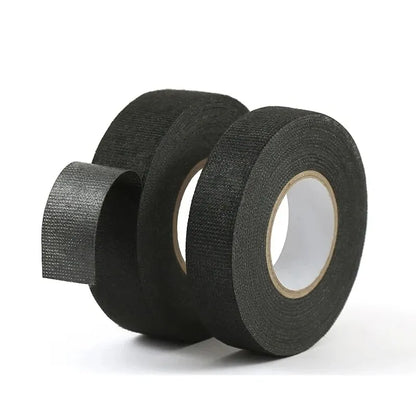 15 Meter Heat-resistant Flame Retardant Tape Coroplast Adhesive Cloth Tape For Car Cable Harness Wiring Loom Protection