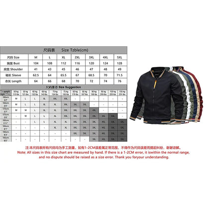 Spring Summer Bomber Jacket Men Black Casual Slim Fit Baseball Mens Jackets New Autumn Fashion High Quality Jackets for Men