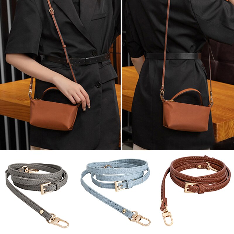 Adjustable Solid Color Messenger Bag Strap Bag Belt Women Crossbody Bag Strap Bag Transformation Accessory Bag Shoulder Strap