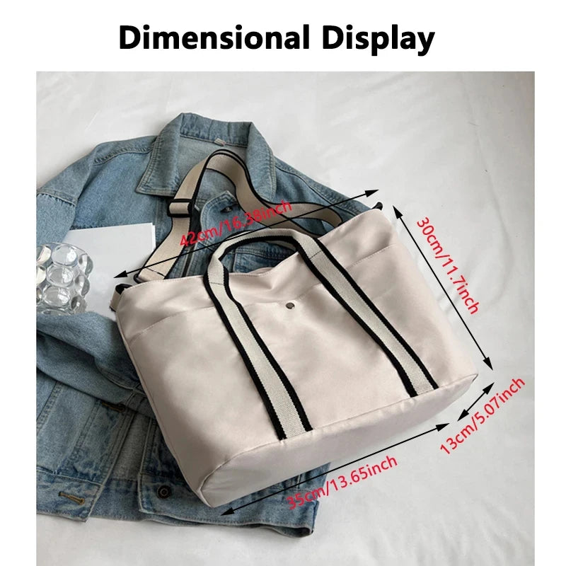 Handbags For Women Designer Luxury Beach Bag High Quality 2023 Lightweight Large Capacity Canvas Shoulder Bag Travel Bag