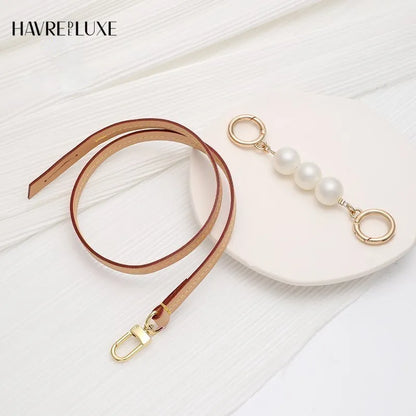 Bag Transformation Bag Pearl Extension Chain Armpit Shoulder Strap Vegetable Tanned Leather Single-purchase Accessories