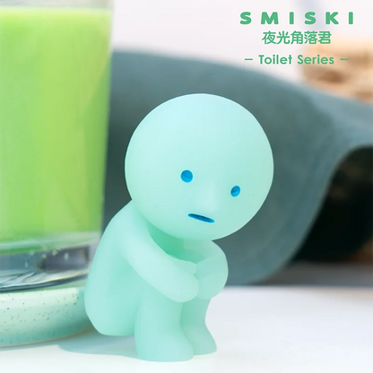 SMISKI Blind Box SMISKI Toilet Series Surprise Box Mini Figure Noctilucent Cute Doll Desk Kawaii Toys Decoration Ornaments Gift