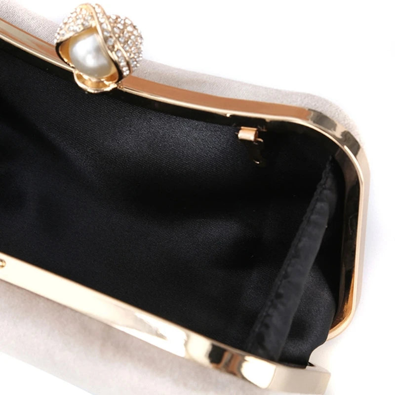 Women Prom Handbag Ladies Wedding Party Evening Clutch Banquet Wallet Purse Bag E74B