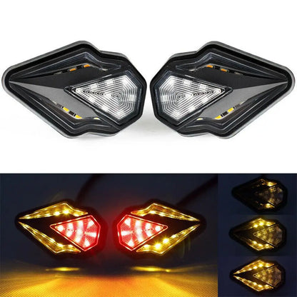 2 Pcs Motorcycle Led Turn Signal Dc 12v Flush Mount Indicators Turn Lights Mobile Drlindicator Lights Motorcycle Accessories