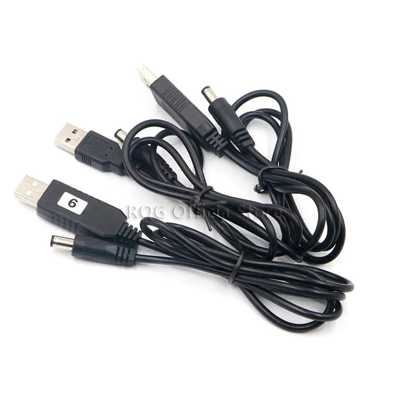 Usb Power Boost Line Dc 5v To Dc 9v / 12v Step Up Module Usb Converter Adapter Cable 2.1x5.5mm Plug