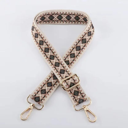 Versatile Style 3.8cm New Jacquard Bag Strap Shoulder Strap Adjustable And Replaceable Bag Shoulder Strap Diagonal Cross Accesso