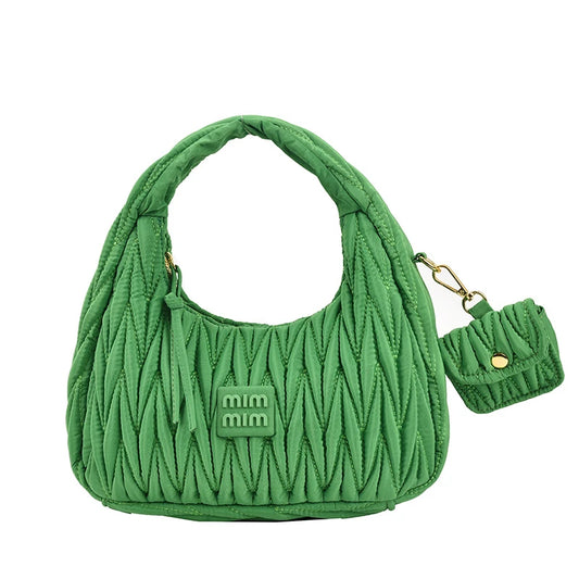 Fashion Trend Women Bags Clutch Designer Pleated Underarm Bags Soft leather Lady Shoulder Bag Summer Ladies Dinner Bags Handbags