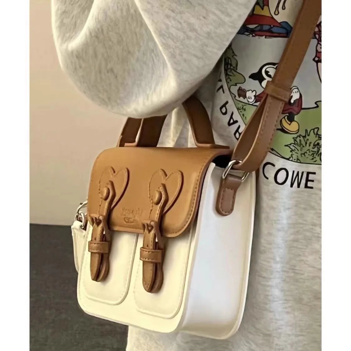 Handbag Women's 2023 Summer New Fashion PU Single Shoulder Small Square Bag Versatile Commuter Crossbody Cambridge Bag