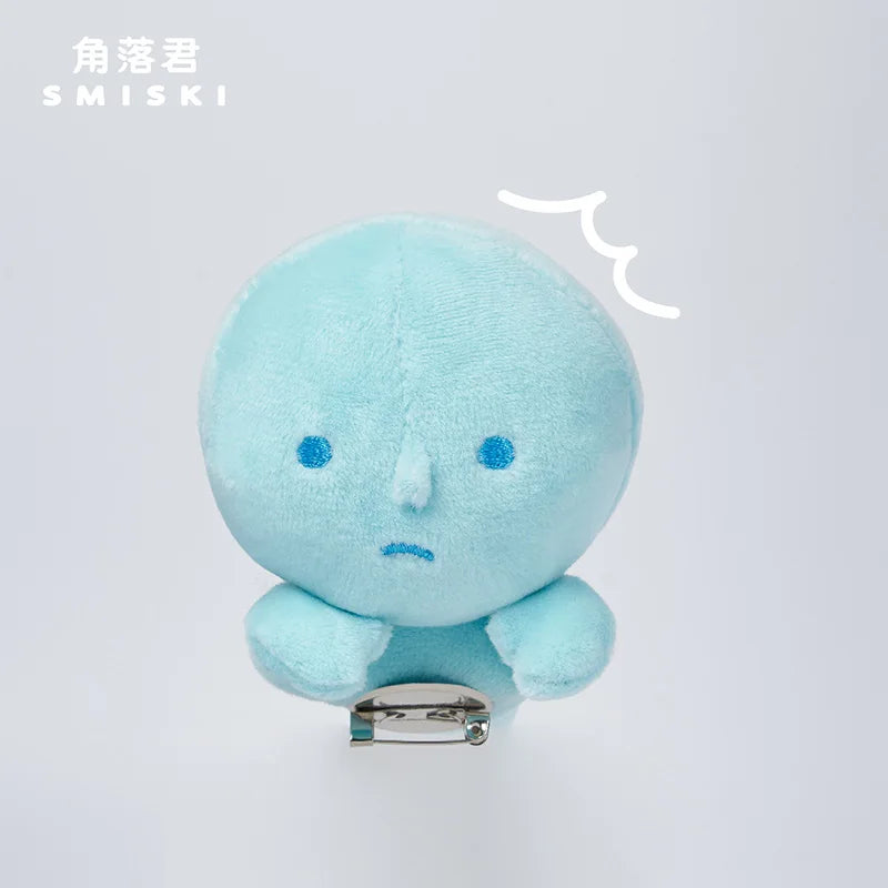 SMISKI Plush Brooch Toys Doll Cute Anime Figure Desktop Ornaments Gift Collection