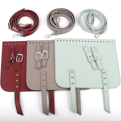 Diy Handmade Handbag Leather Shoulder Strap Woven Bag Set Bag Bottoms With Hardware Package Accessories For Women Bag Backpack