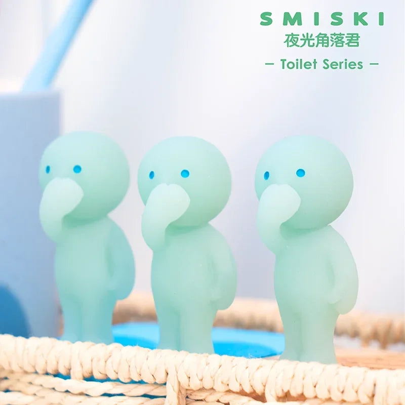 Sonny Angel Smiski Toilet Series Blind Box Toys Noctilucent Cute Doll Surprise Box Mini Figure Model Collection Ornaments Gifts