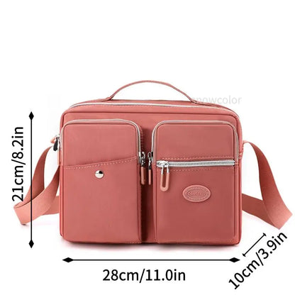 Fashion Women Handbag Shoulder Bag Nylon Waterproof Ladies Messenger Crossbody Bag